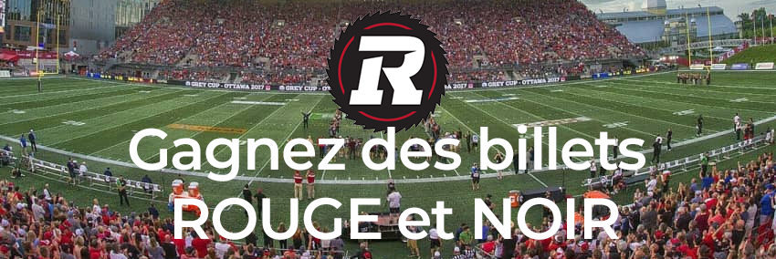 Gagnez une paire des billets ROUGE et NOIR